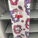 Hello Kitty Pink and Purple Teddy Bears Plush Throw Blanket