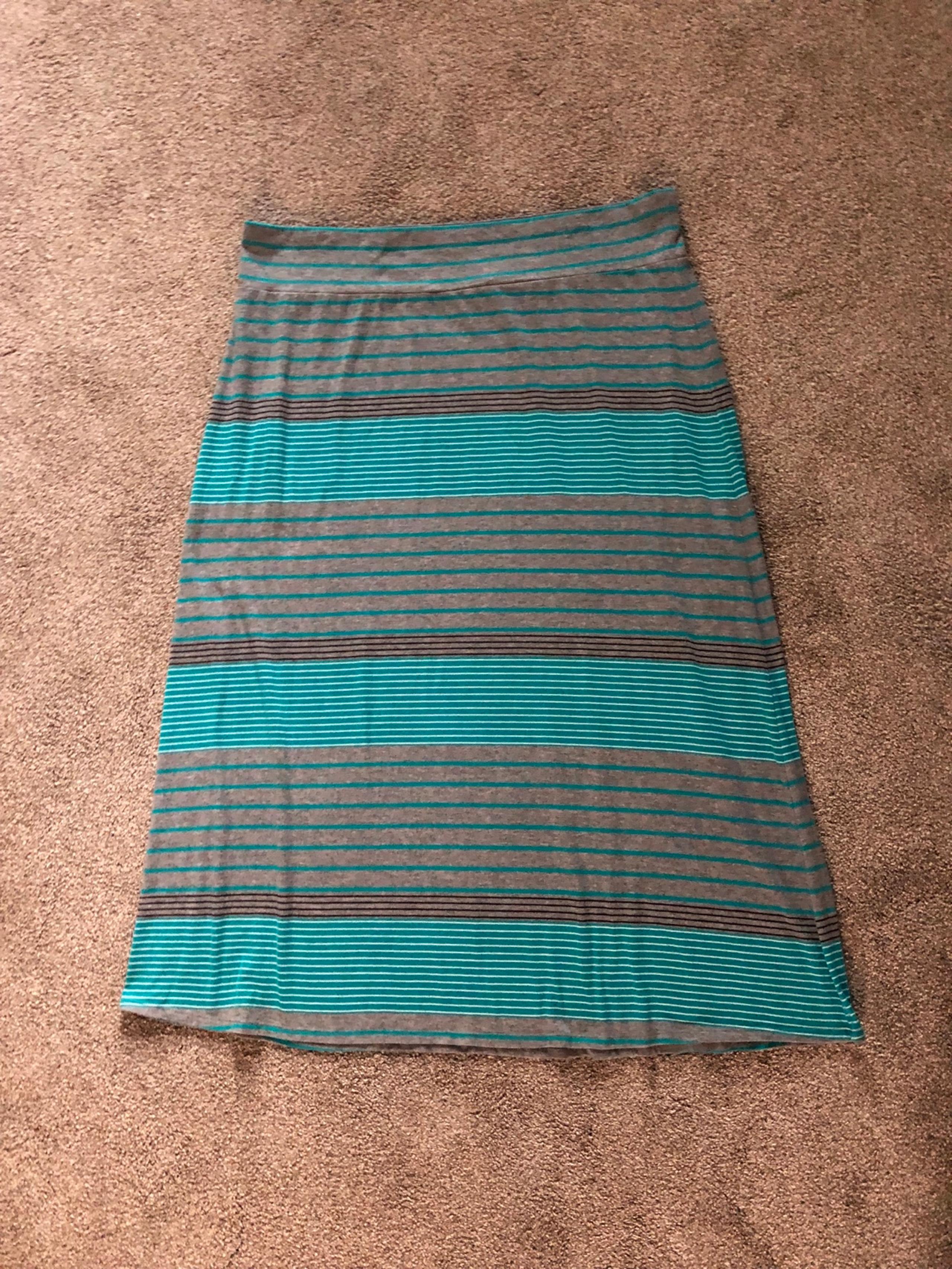 AVA & Viv Skirt size 2X Boho Maxi Long Soft Stretchy Summer Casual Striped