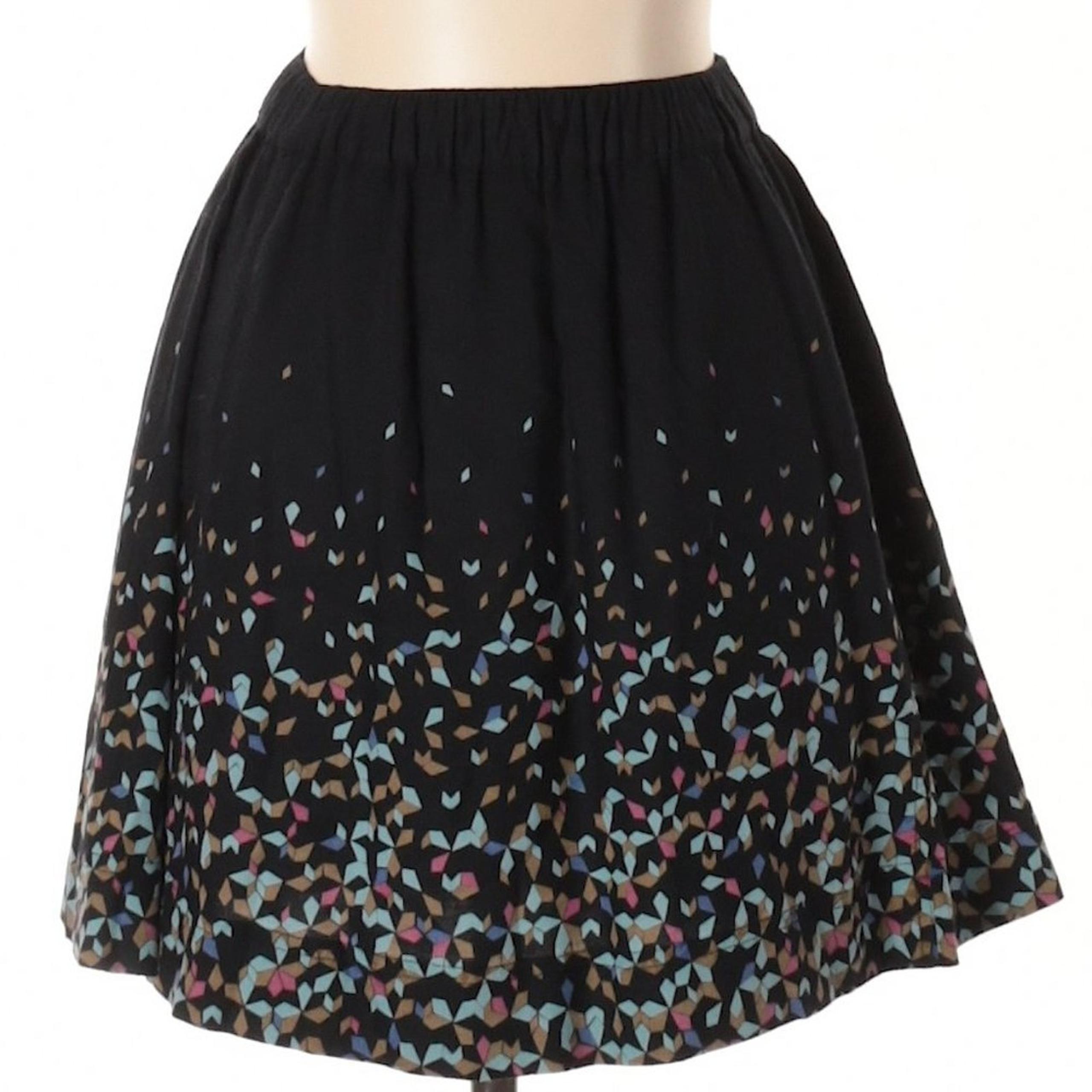 Urban Outfitters Silence + Noise geometric black a-line skirt XS