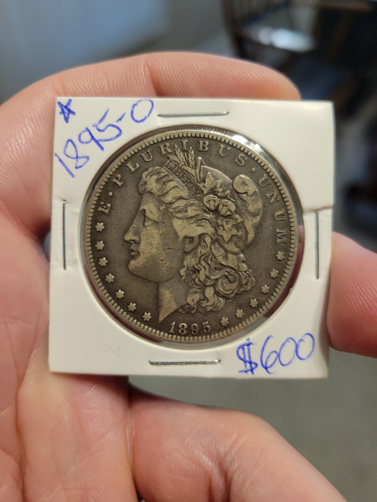 1895 O Morgan Silver Dollar Strong VF