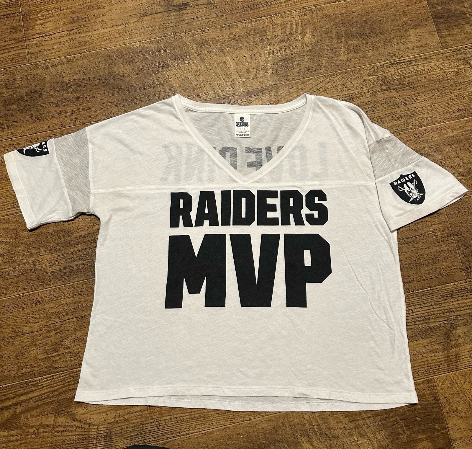 VICTORIA’S SECRET PINK NFL RAIDERS JERSEY TEE