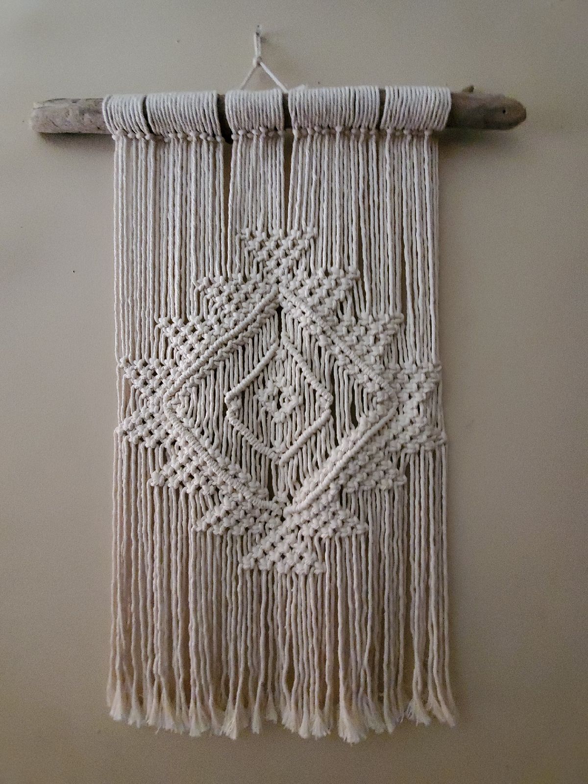 macrame aztec wall hanging