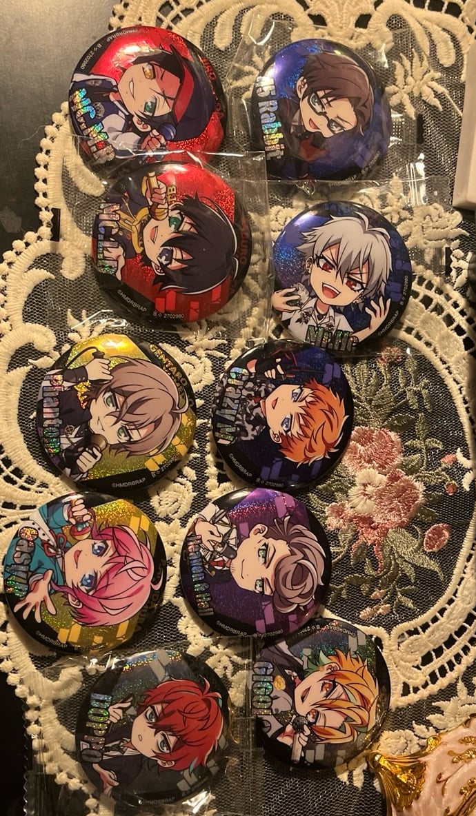 Hypnosis Microphone Hypmic Badge Button Set Lot