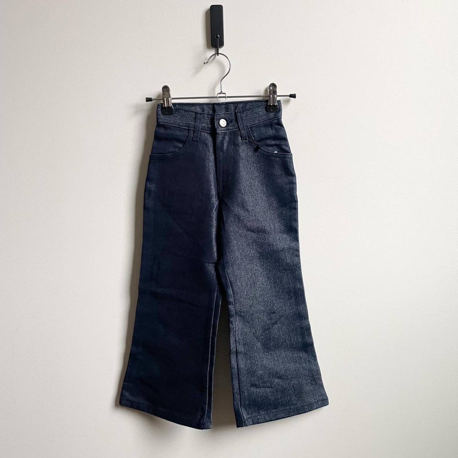 Kids dark navy bootcut denim
