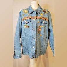 Quacker Factory Patriotic Denim Jacket