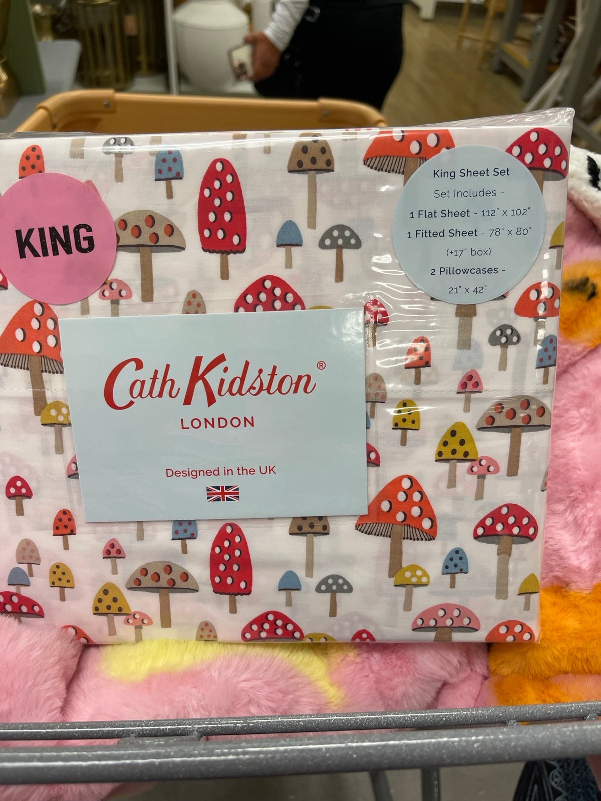 Mushroom KING Sheets Set CATH KIDSTON