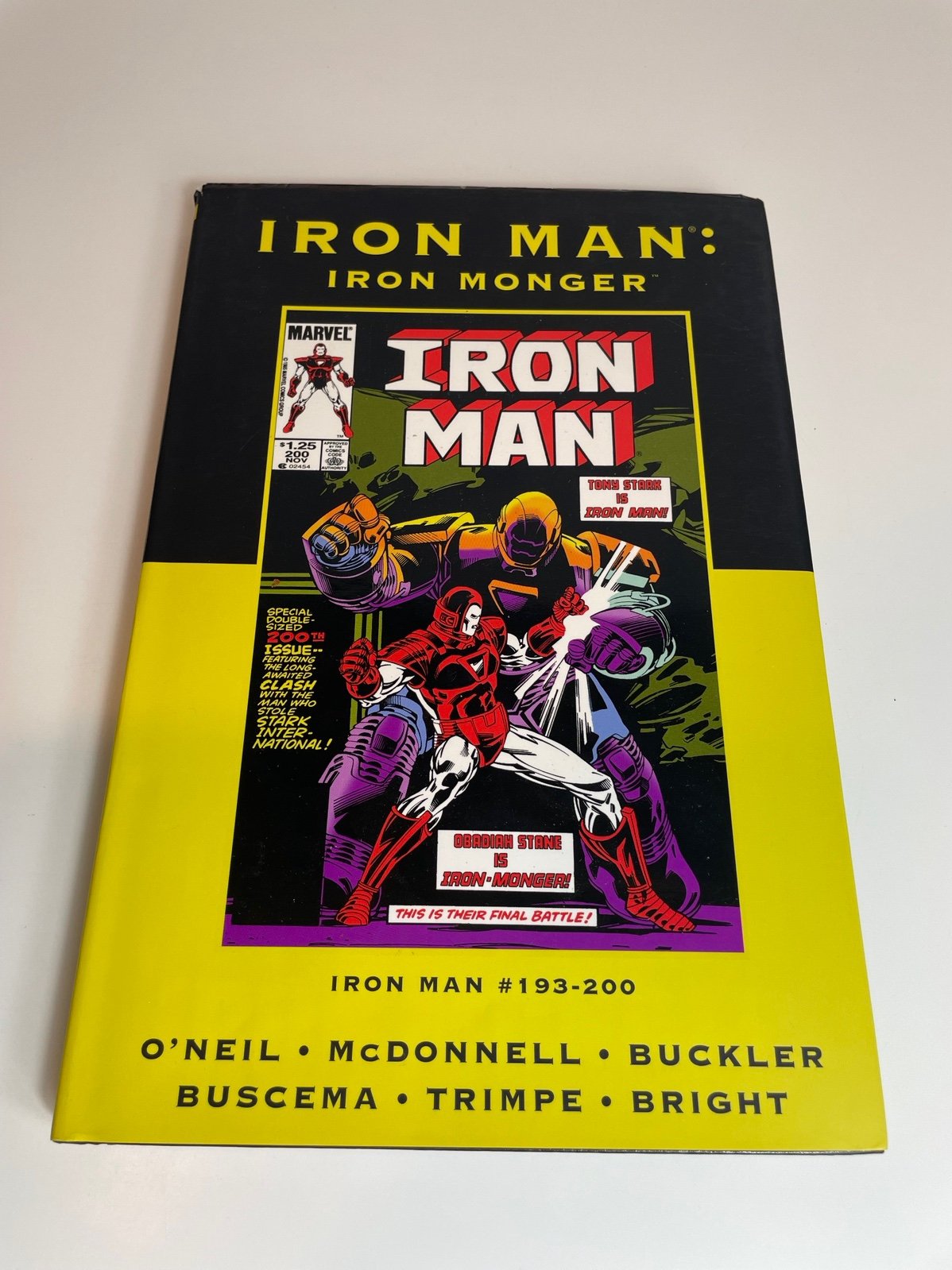 Iron Man Iron Monger Marvel Premiere Classic Vol 41 HC 1st Printing Buscema