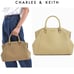 Large Geometric Black Handbag by Charles & Keith - Vegan