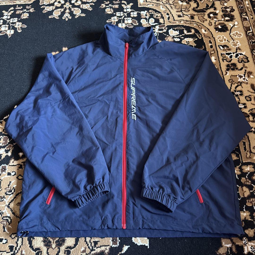 Supreme Contrast Zip Track Jacket