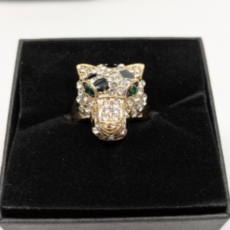 Panther Gemstone Ring
