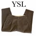 YVES SAINT LAURENT Mens Pleated Pants 38