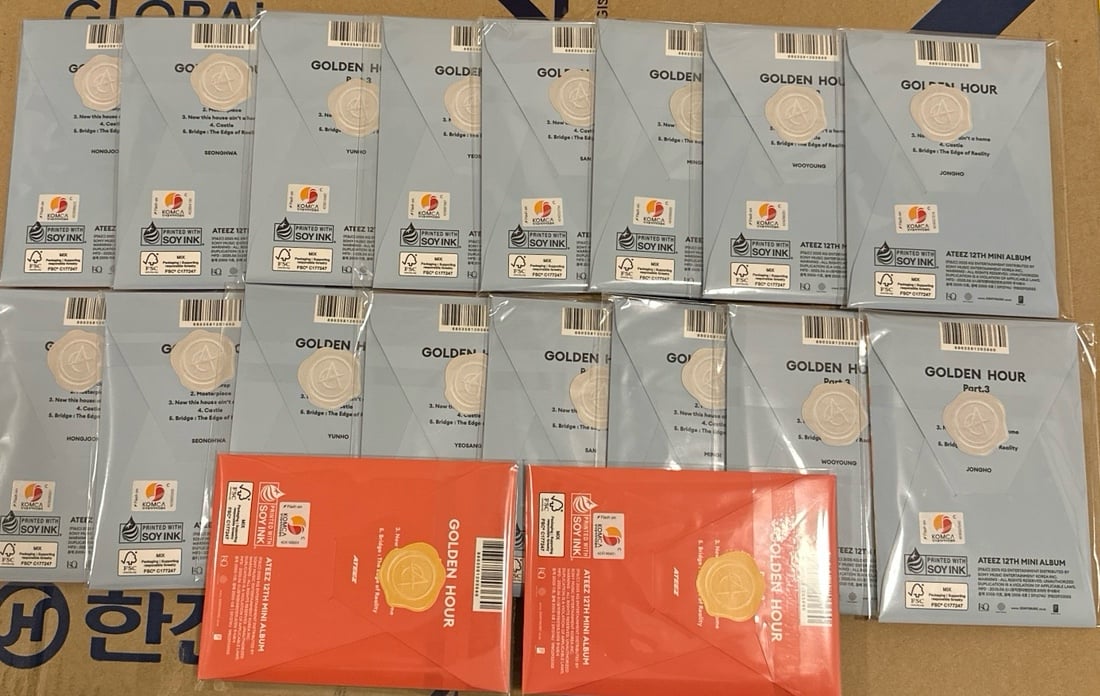 ATEEZ Ateez golden hour pt 3 poca albums ot8 + member ver (18)