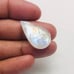 White Rainbow Moonstone Facetted Cut Stone Pear Shape Gemstone-WRL-31-1