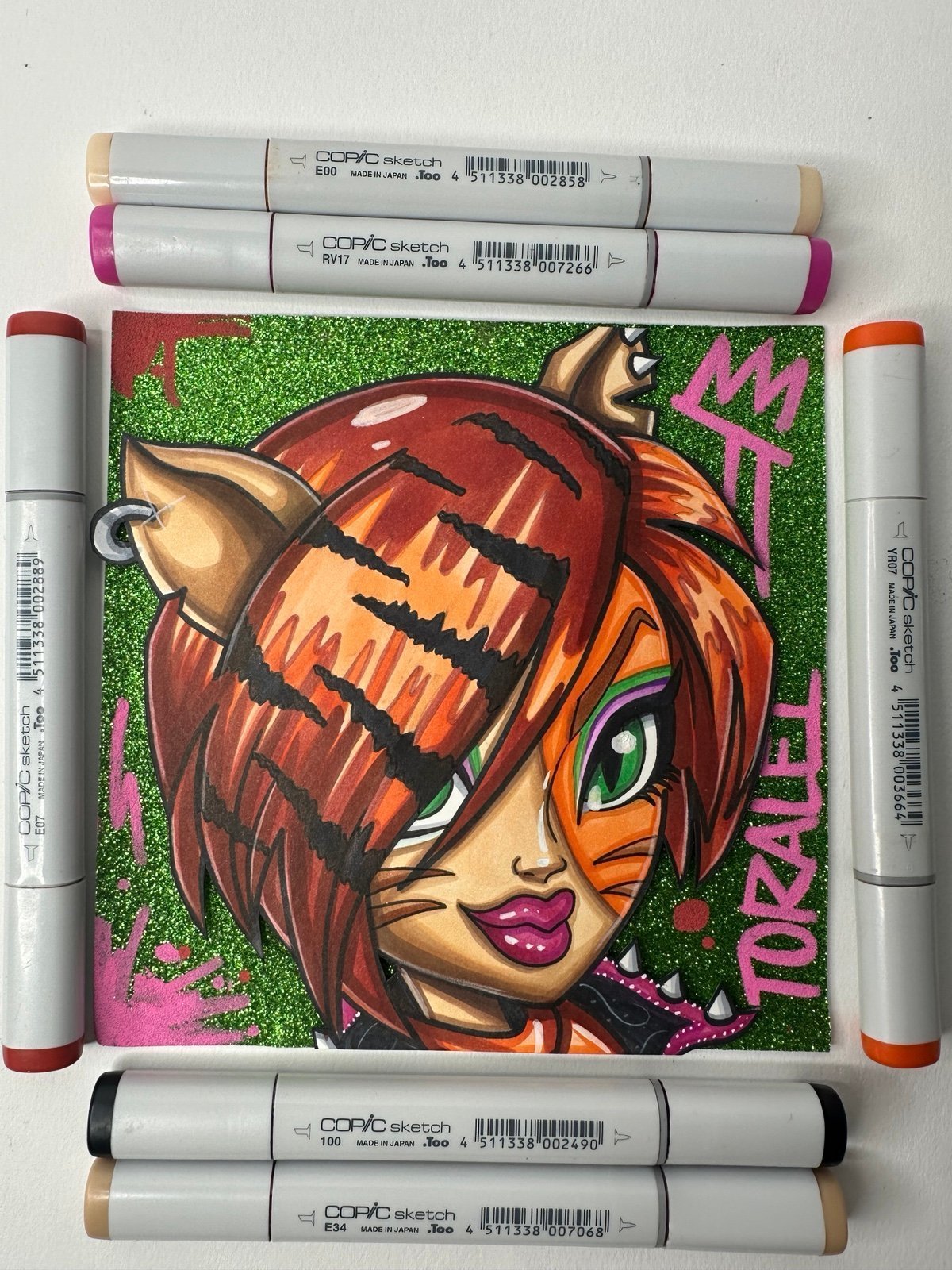 Toralei Stripe 6x6 Drawing