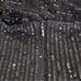 LDT Sequin Mini Dress Long Sleeve Front Twist Black Size 14