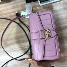 COACH GEORGIE Quilted Shoulder Crossbody Bag IM/ True Pink （C2801）