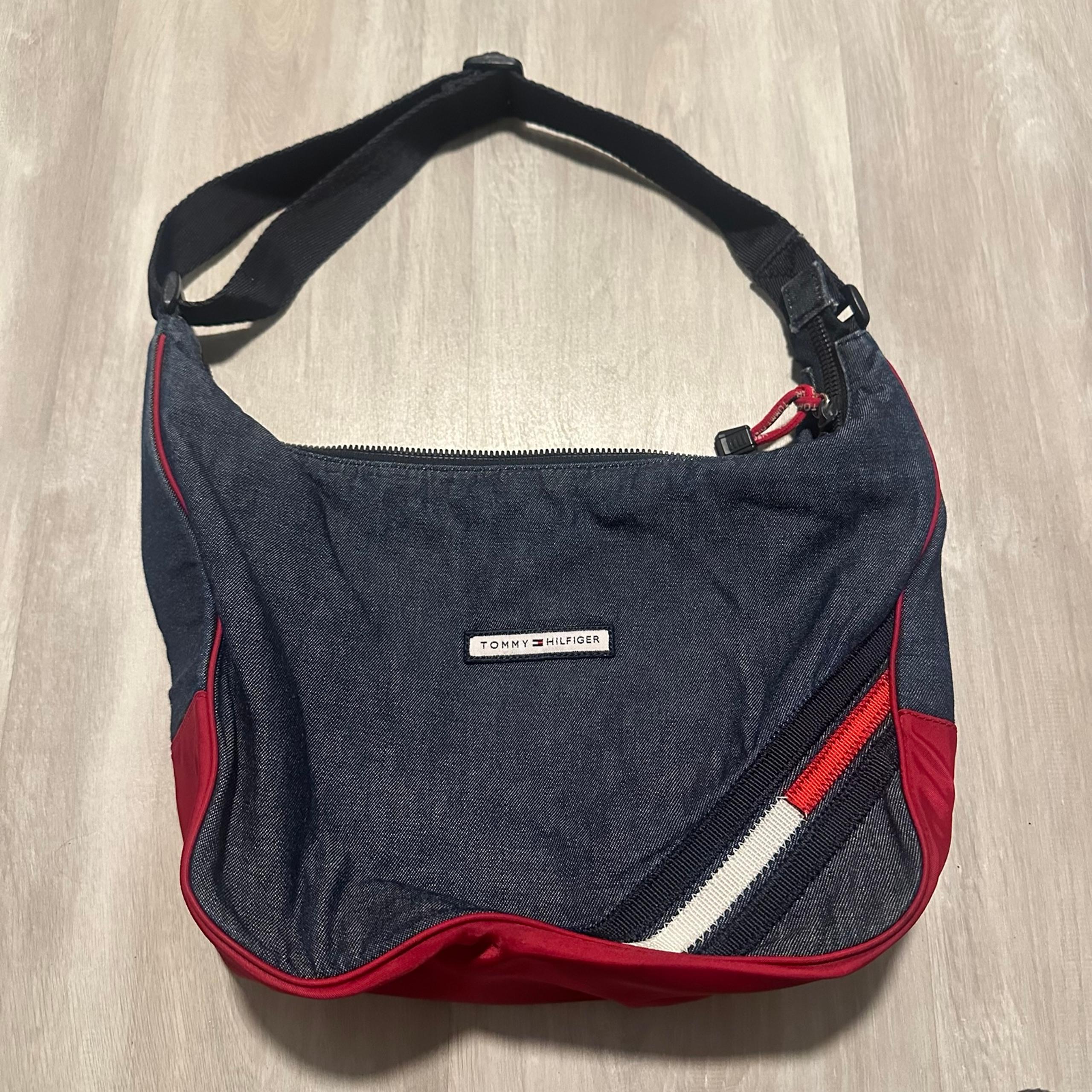 Vintage Tommy Hilfiger Denim Shoulder Purse Bag