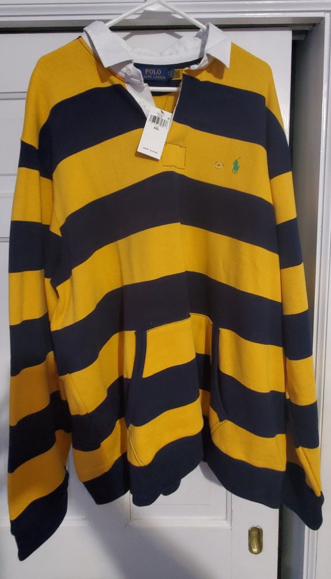 Polo Ralp Lauren rugby sweatshirt (no hood) NWT