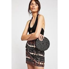 Free People Talk Of The Town Mini Skirt Sz 0