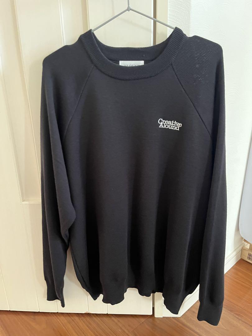 最旬トレンドパンツ ALOUND】PULLOVER LOGO】 KNIT【CREATIVE BOX トップス