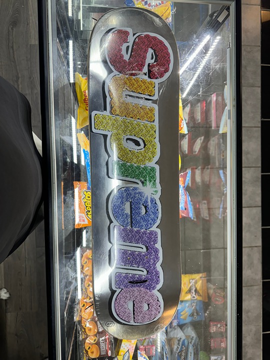 Supreme Bling Box Logo Skateboard Deck