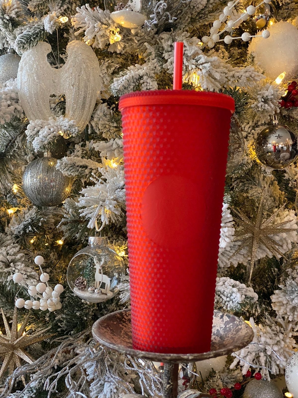 Starbucks Studded Red Matte Tumbler