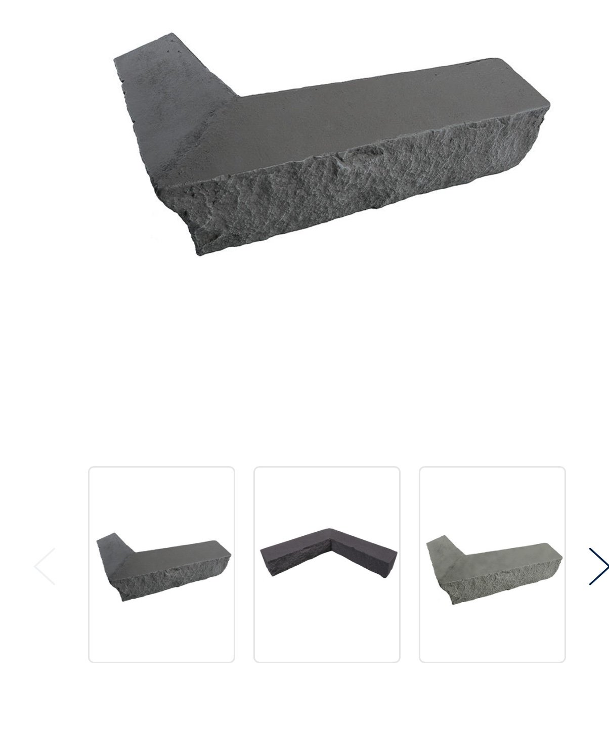 Genstone kenai outside corner ledger 4x