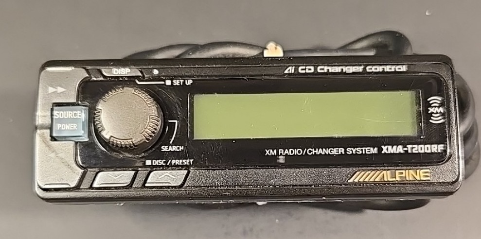 ALPINE XMA-T200RF CD CHANGER / XM RADIO CONTROLLER REMOTE
