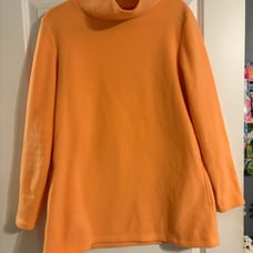 Euc Dudley Stephens Cobble Hill Turtleneck in orange size large
