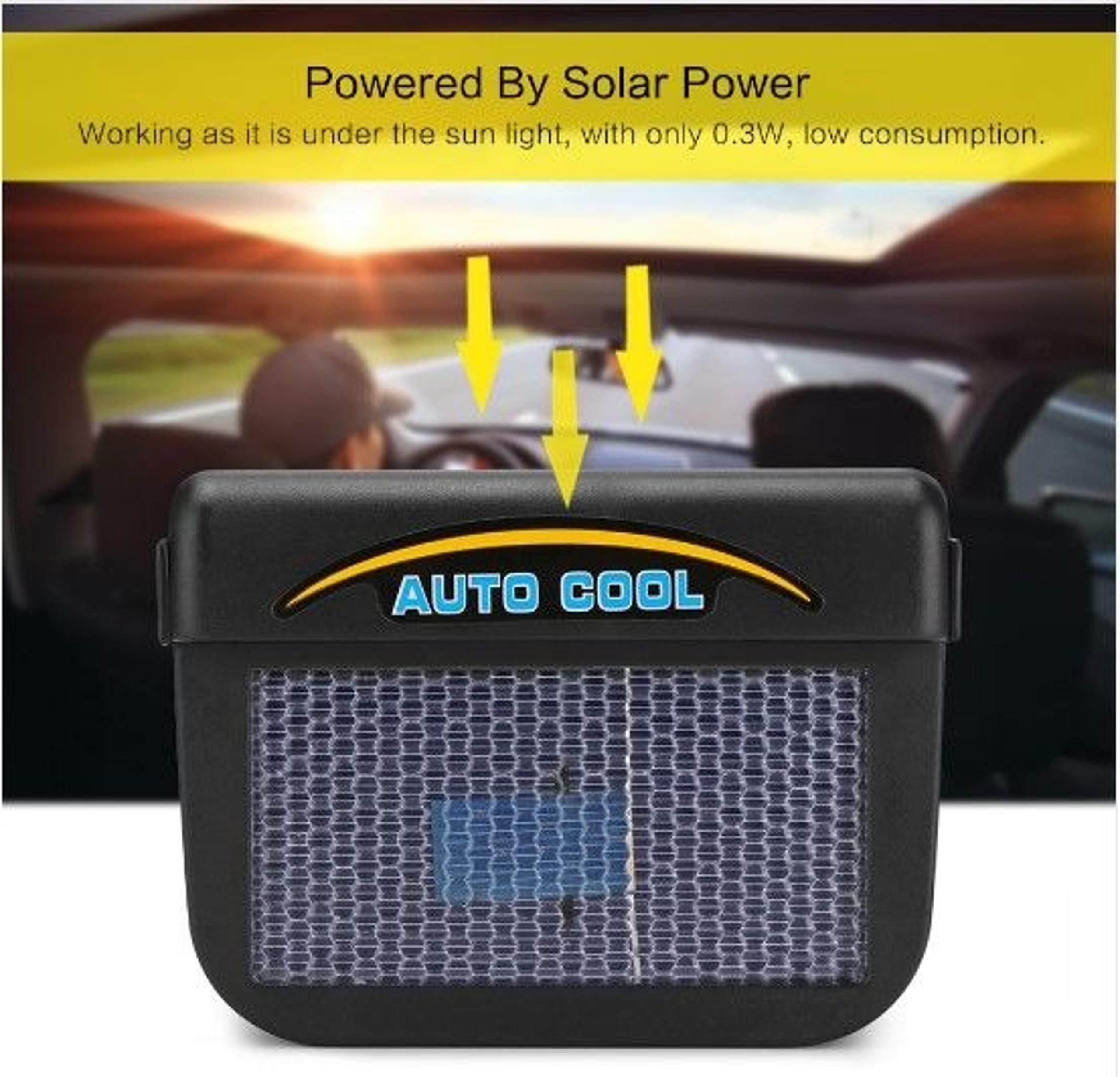 Solar Sun Power Mini Air Conditioner For Car