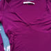 Dan Van Furstenberg V-neck asymmetrical open sleeve rare dress six