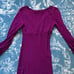 Dan Van Furstenberg V-neck asymmetrical open sleeve rare dress six