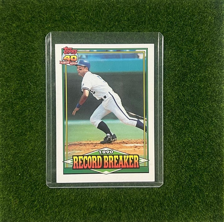 1991 George Brett TOPPS 40 Years of Baseball Record Breaker Card #2