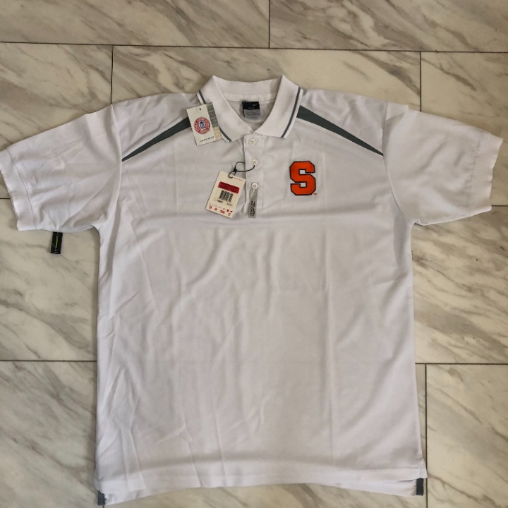 Nike Men's Syracuse Orange Dri-Fit Polo NCAA 2006 size LARGE NWT