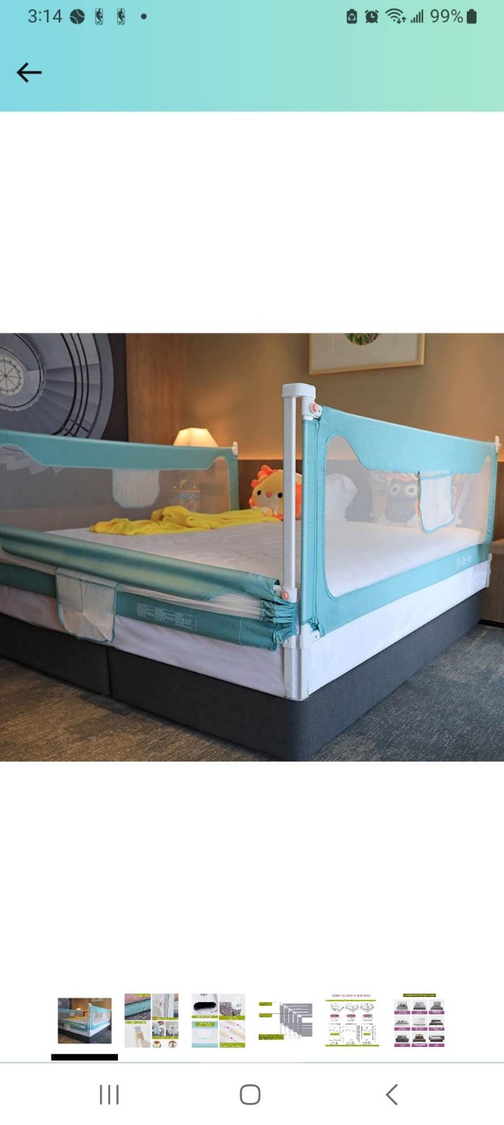 U/D Bed Rails for Toddlers/Kids - Extra Long and Tall Bed Rail ((60.00+VALUE))