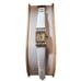 Heidi Daus B8956 Genuine Leather Croco Band Mother of Pearl Gold Watch