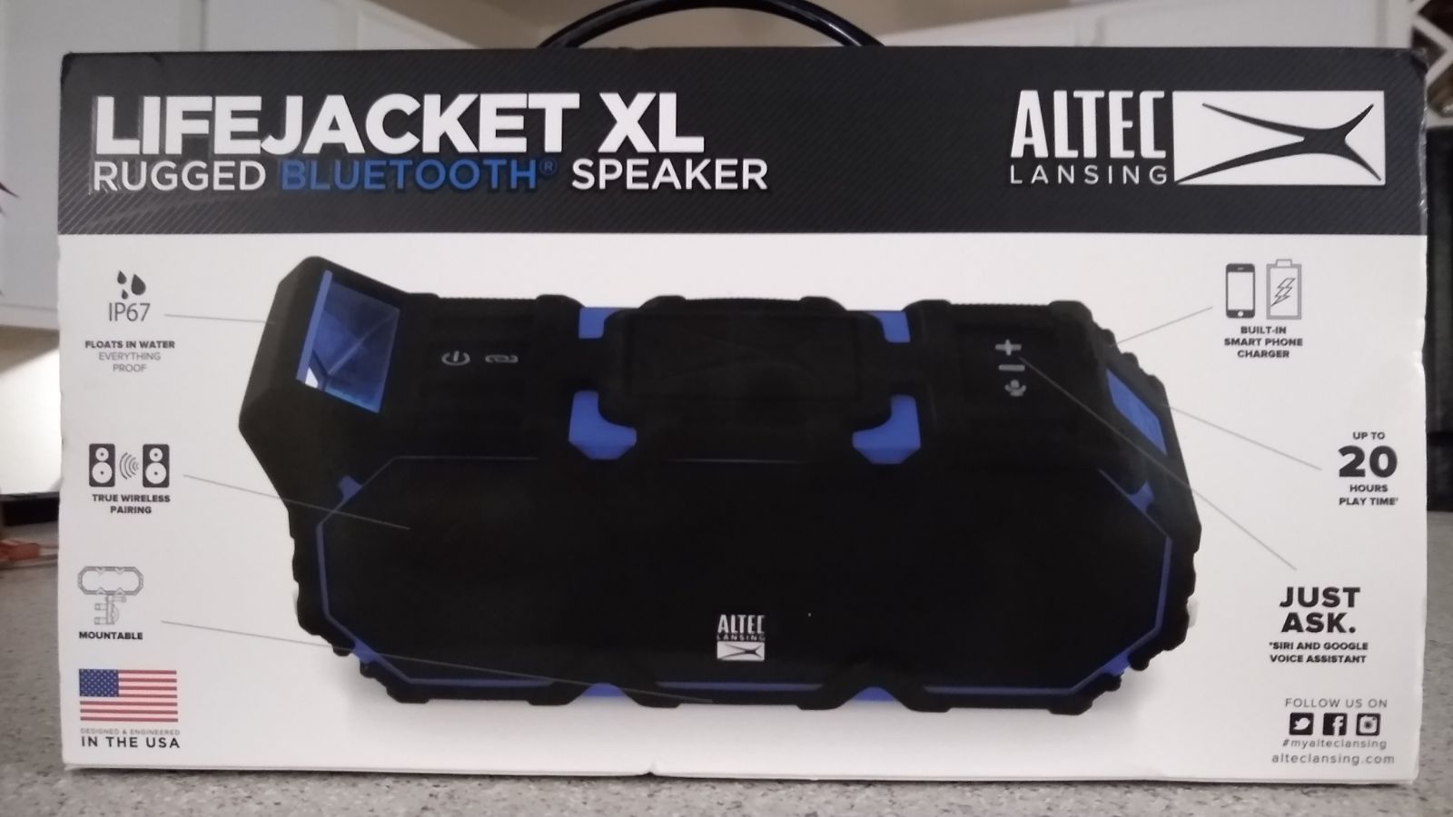 Altec Lansing Bluetooth speaker waterpro