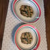 VINTAGE PASTA BOWLS (4)SET Castellania OLD STYLE EXTRA STRONG SAN REMO ITALY