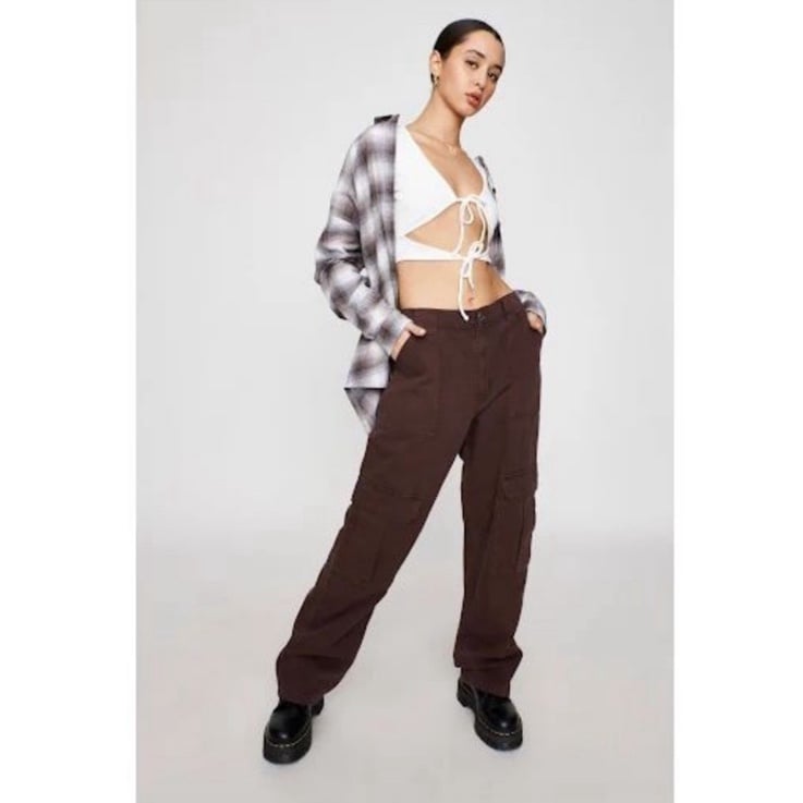 5.11 Tactical Series Dark Brown Extendable Waist Fitted Cargo Pants Women’s 14