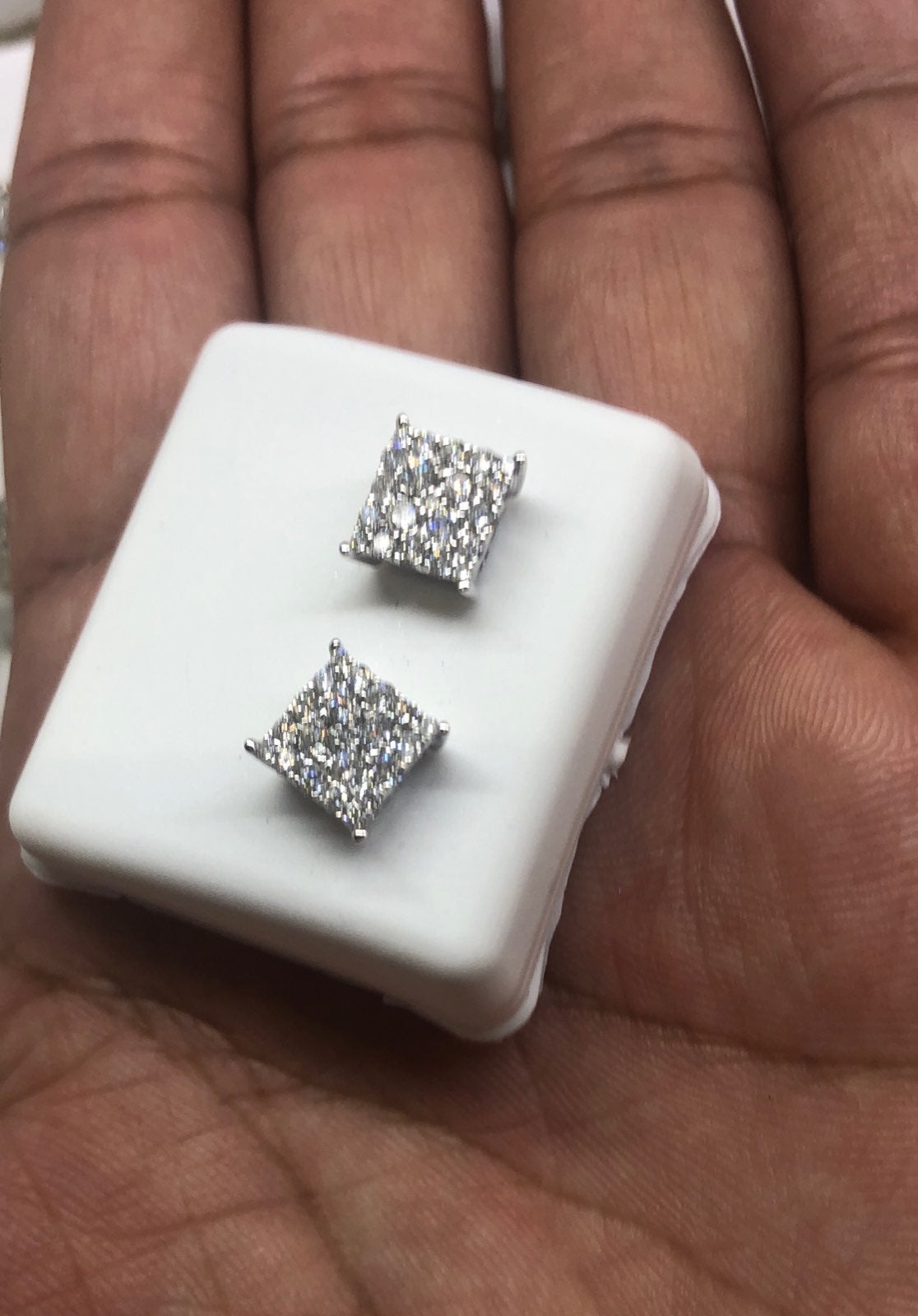 real diamond earrings