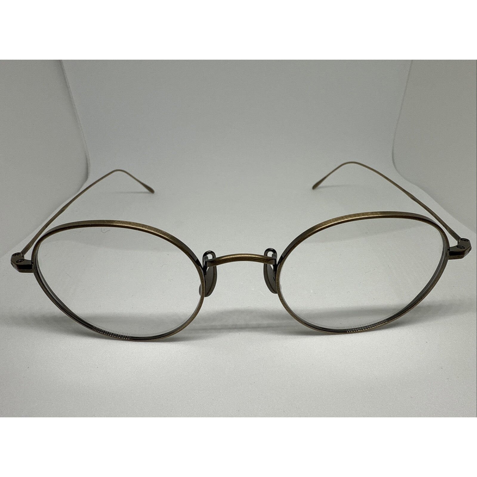Cubitts Morgan Brushed Gold Frame 50mm Eyeglasses