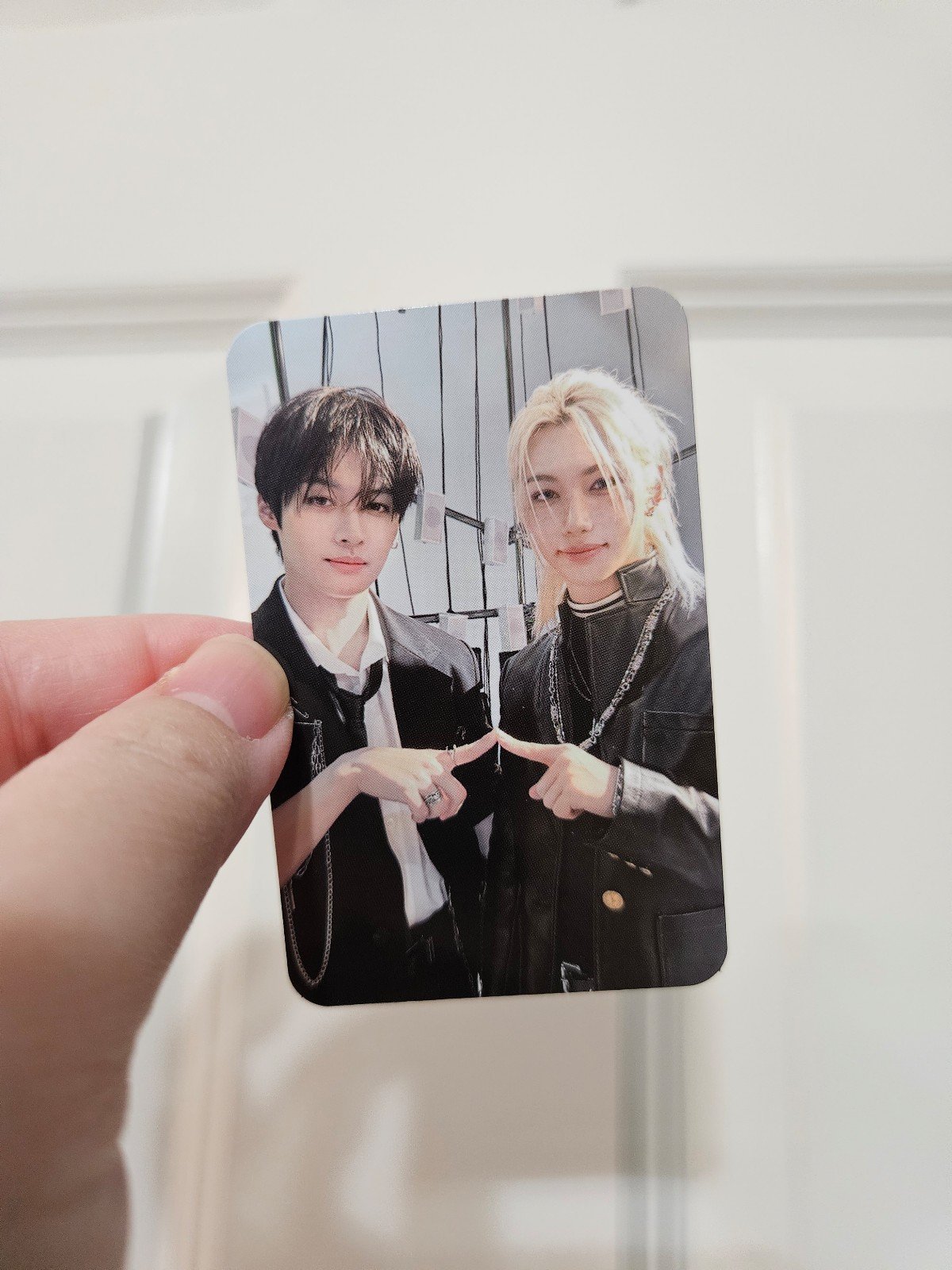 Stray Kids Seoul dominATE World tour pc - Lee Know and Felix from windbreaker