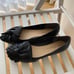Tsumori Chisato WALK Black Loafers, Size 23.5cm