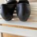 Tsumori Chisato WALK Black Loafers, Size 23.5cm