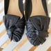 Tsumori Chisato WALK Black Loafers, Size 23.5cm