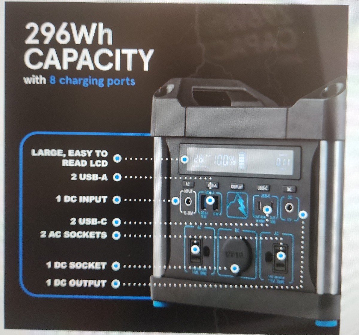 Power Ridge X-300 Portable Power Station