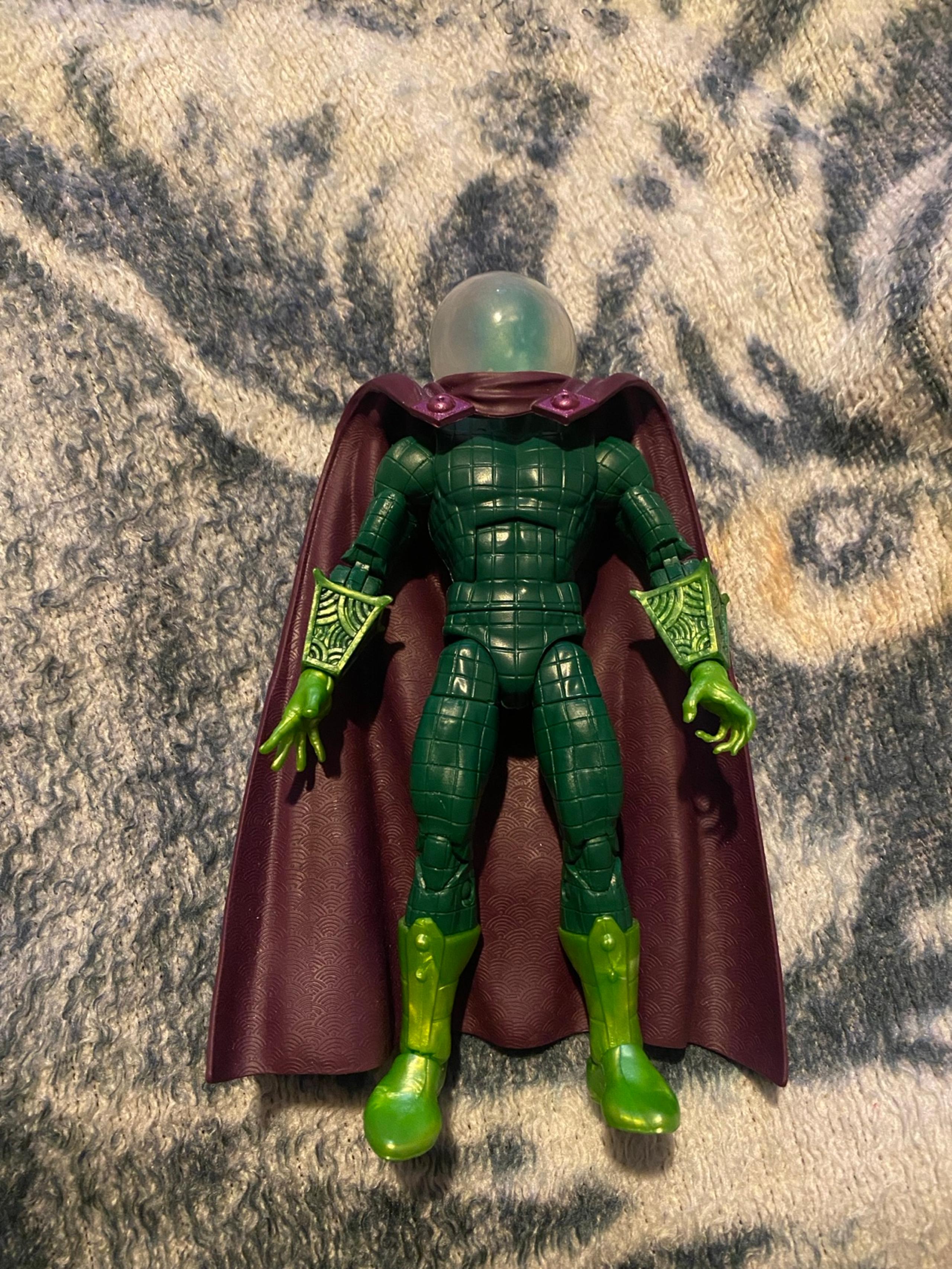 Hasbro Legends Mysterio Green Head Variant Lizard BAF Rare - Marvel