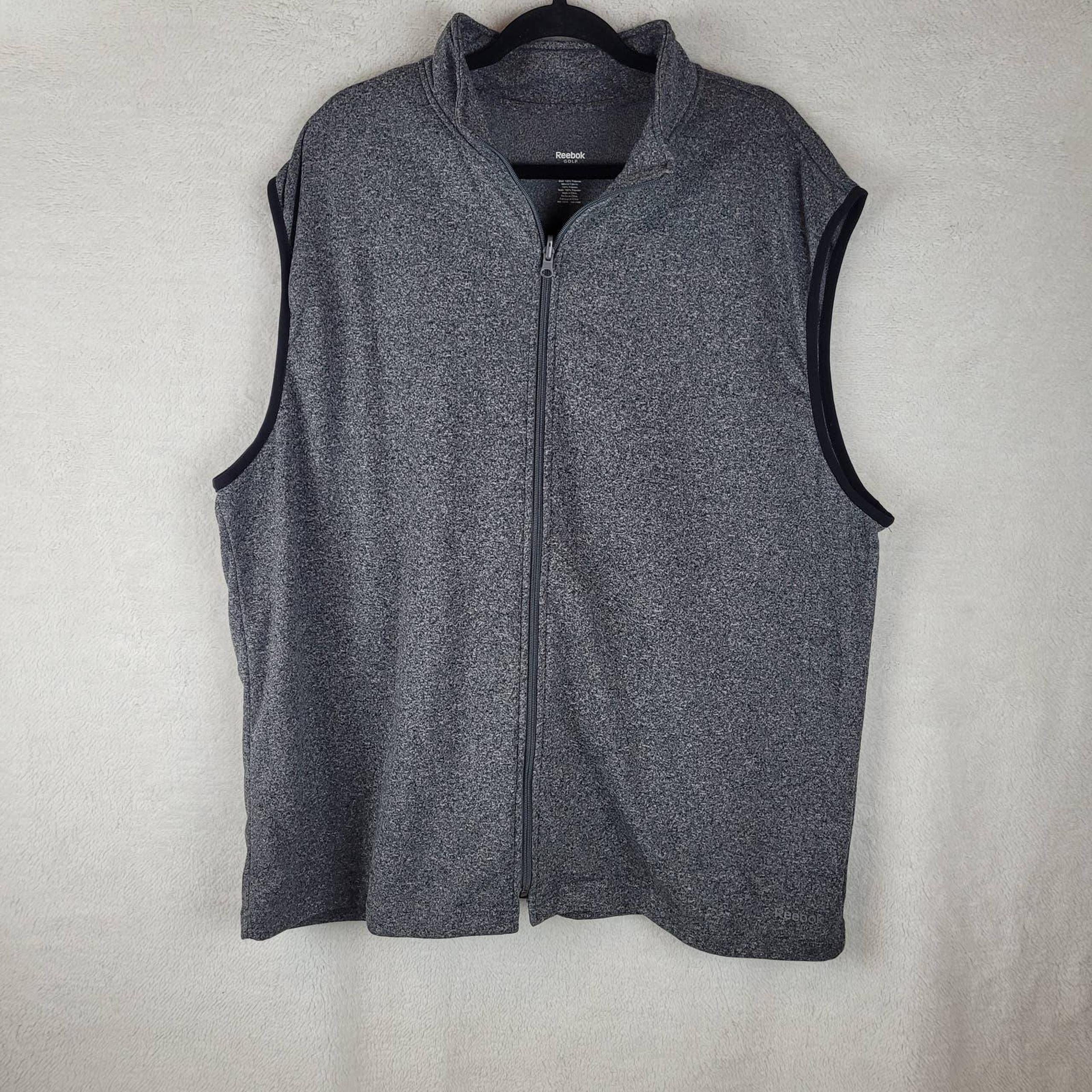 Men's Reebok Golf Sleeveless Zip Up Vest