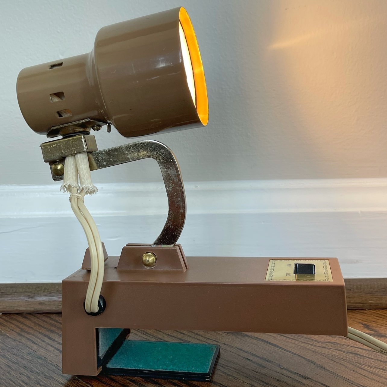 Vintage 1960s Hamilton Industries Mid Century Modern Desk Lamp Light #479 RARE