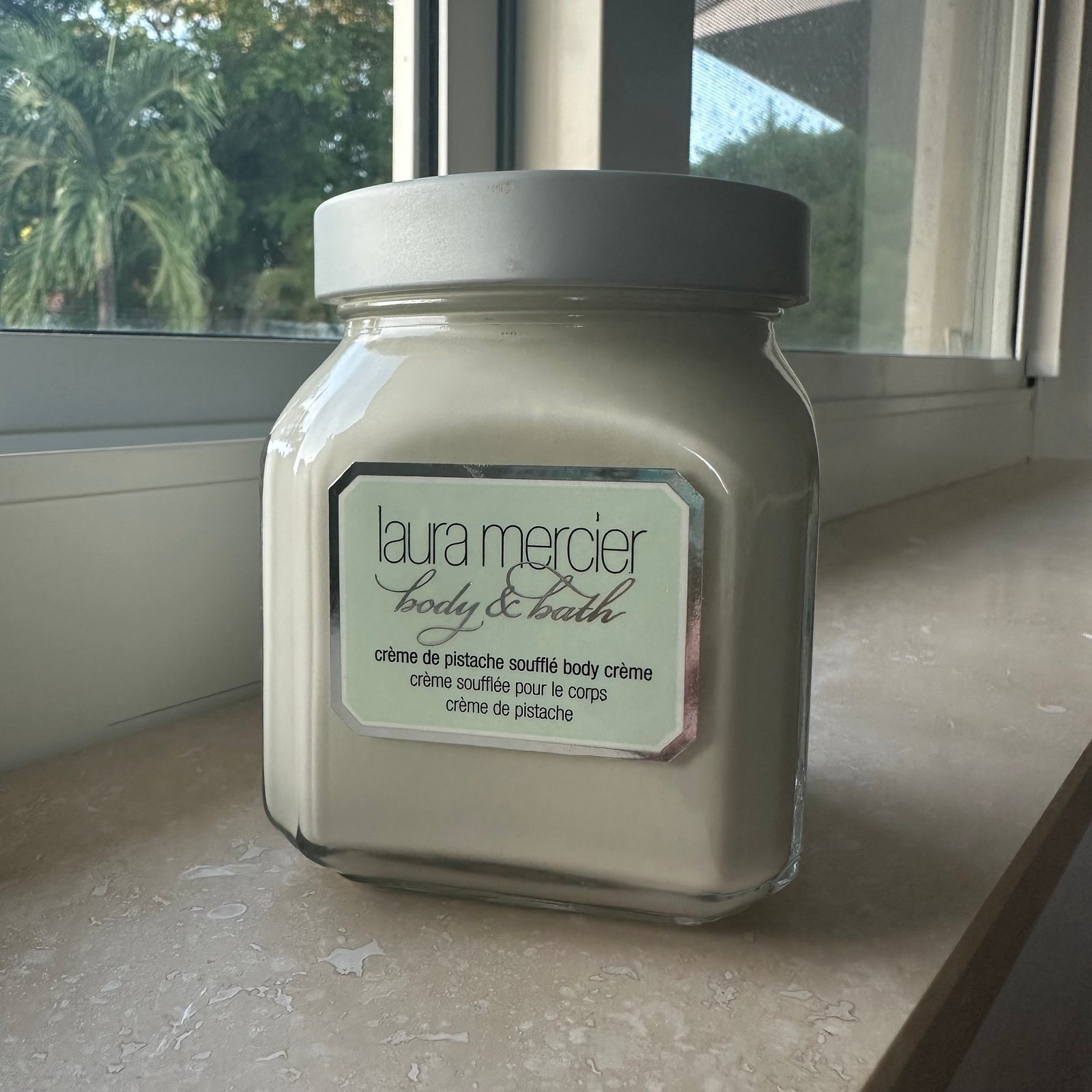 Laura Mercier Crème de Pistache Soufflé Body Creme 12 oz